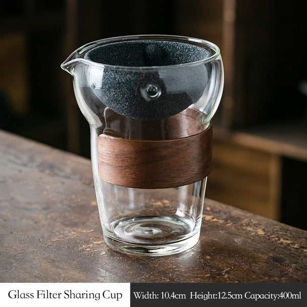 Lava Rock-Glass Filter Sharing Cup