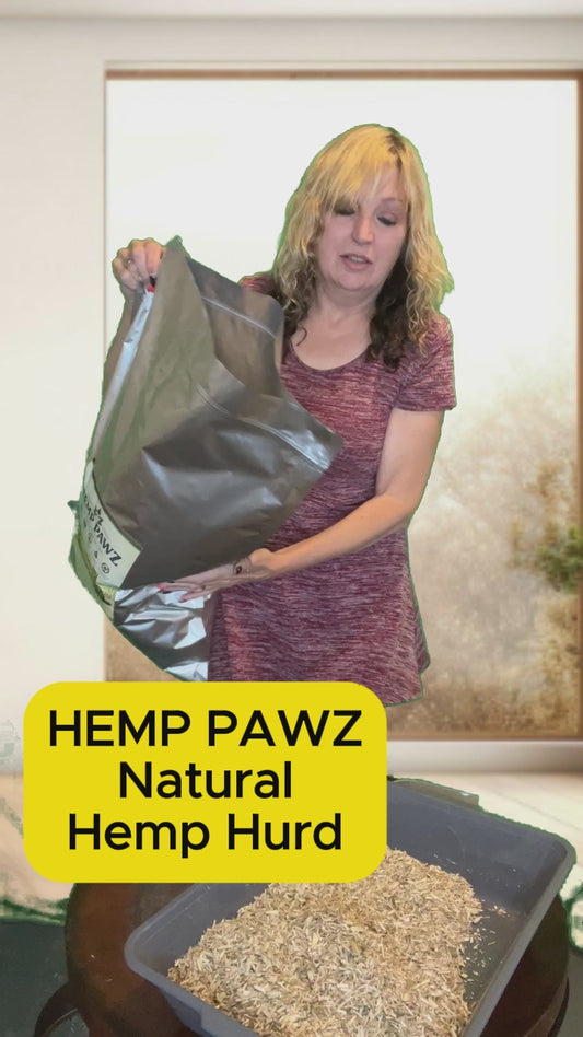 Hemp Pawz™ All-Natural Hemp Hurd Kitty Litter